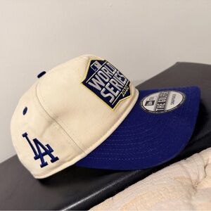 New Era Cream and Blue World Series Cap